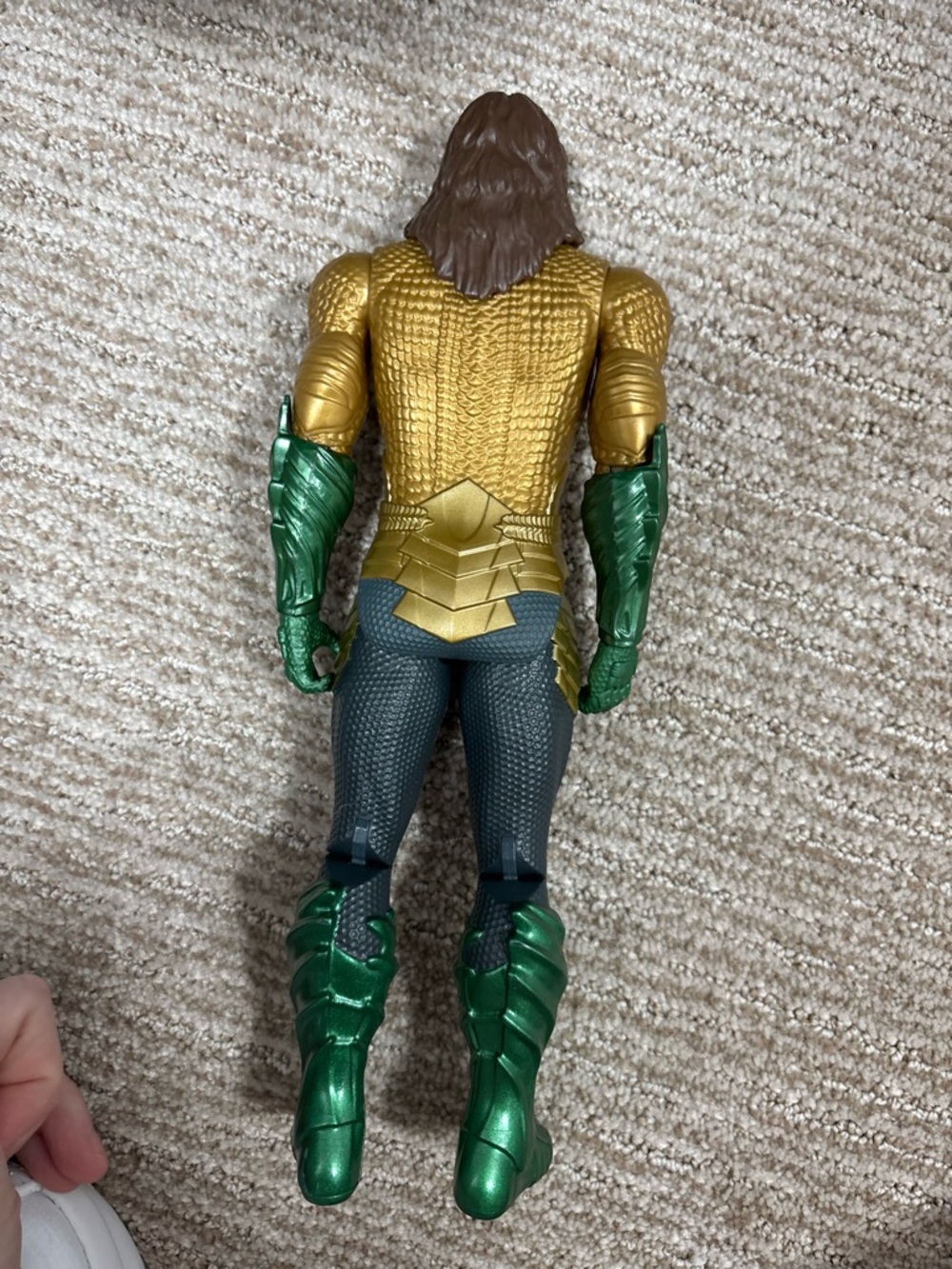 Aquaman Jason Momoa 12 Inch Action Figure Mattel DC Comics True Moves - Picture 2 of 4